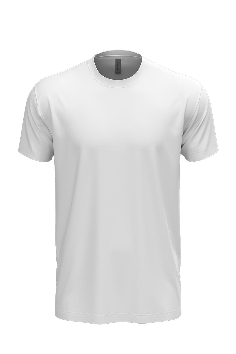 n6210_w002white Unisex CVC T-shirt -Унисекс тениска -памук/полиестер - Image 1