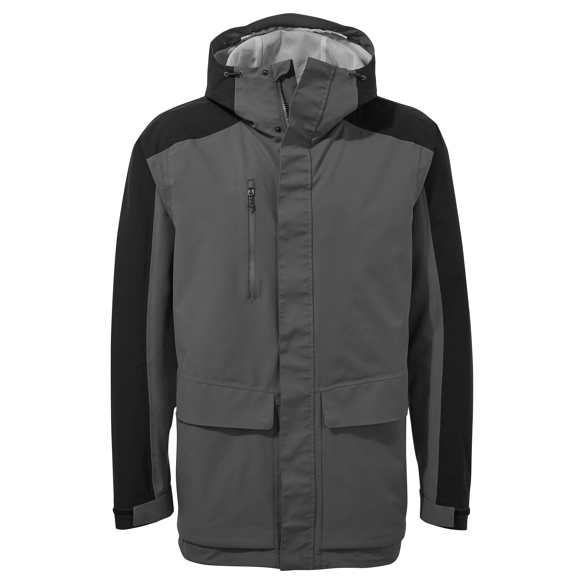 web-version-cew001_j8v_carbongreyblack_01 CEW001 - Expert Kiwi Pro Stretch Long Jacket - Image 1