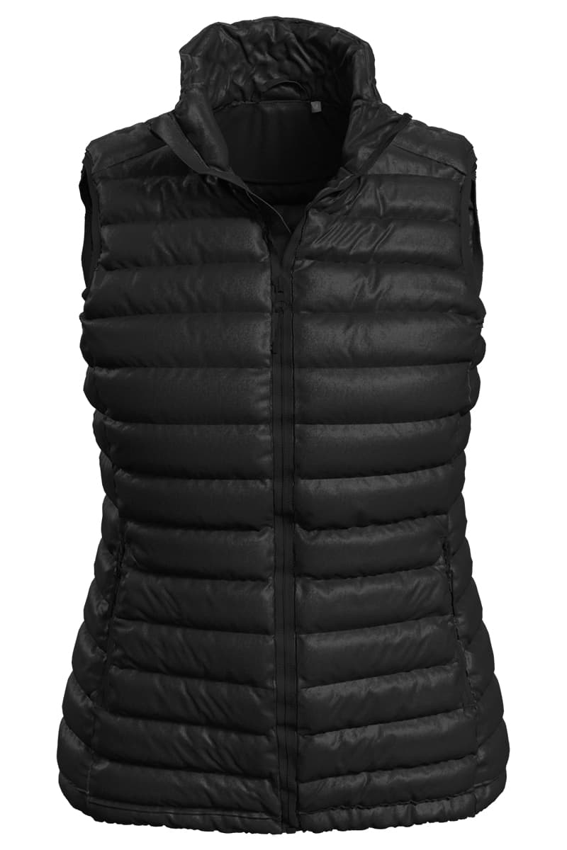 st5530_blo Lux Women Padded Vest - Image 1