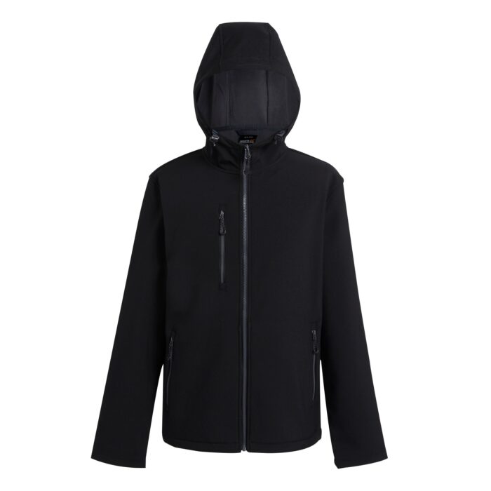 TRA705 Navigate 2 Layer Hooded Softshell Jacket - Image 2