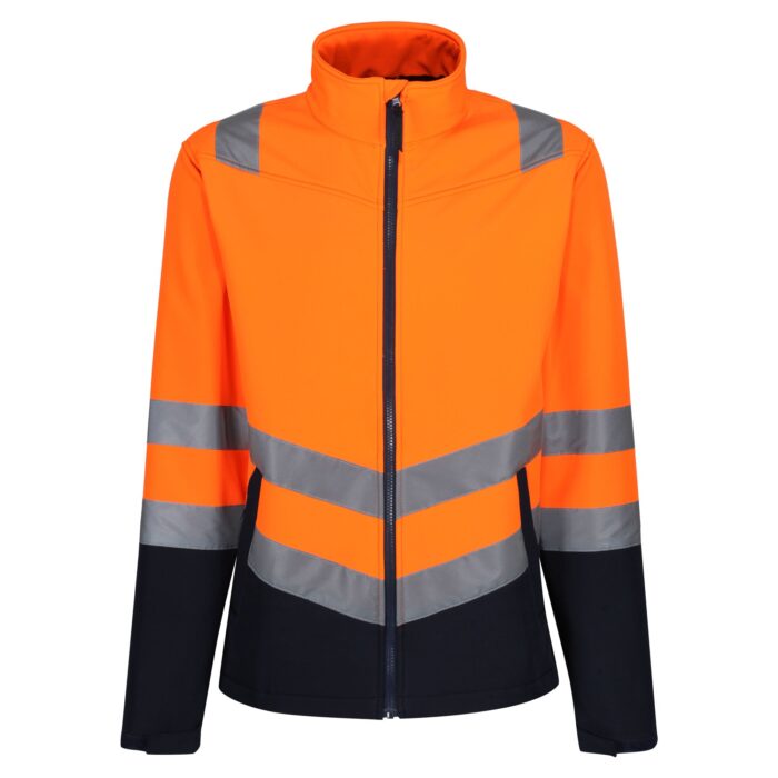 TRA722 Pro Hi Vis Softshell Jacket - Image 2
