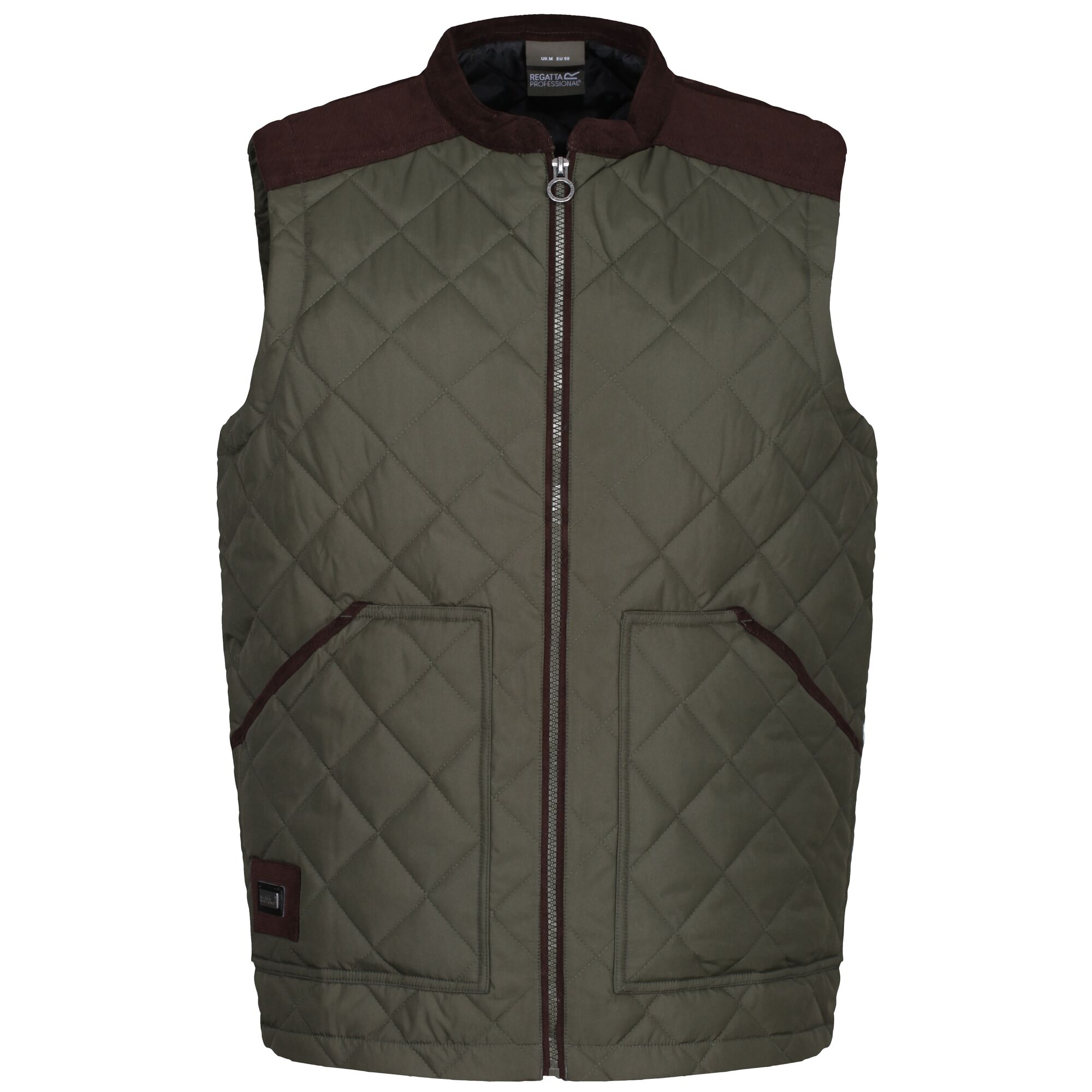 web-version-tra876_41c_p_a-dark-khaki TRA876 Moreton Quilted Gilet - Image 1