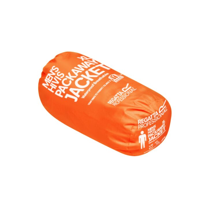 High Visibility Pro Packaway Jacket - Image 3