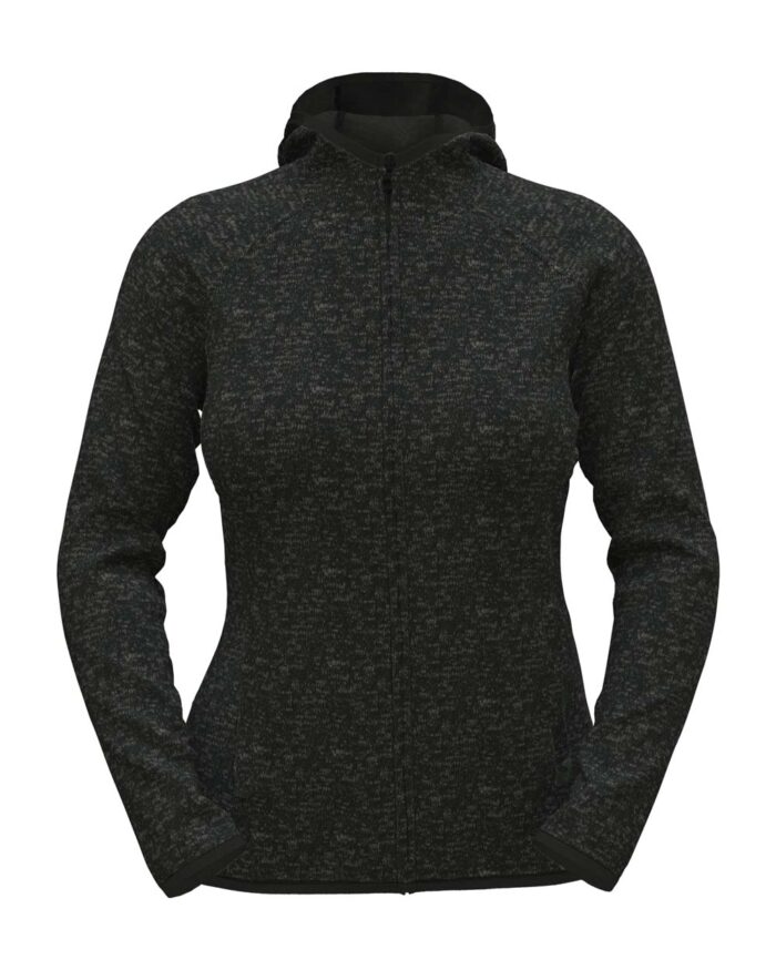 ST5560 Lux Hooded Knit Fleece Jacket - Image 2