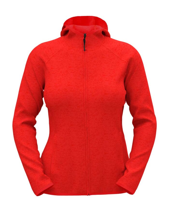 ST5560 Lux Hooded Knit Fleece Jacket - Image 4