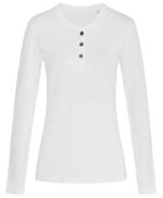 ST9580 Sharon Henley Long Sleeve Slub SALE
